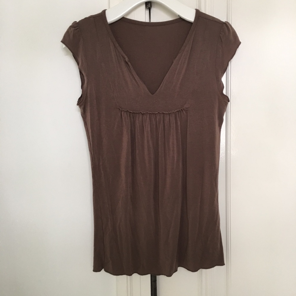 Anthropologie Ruffle Top Blouse